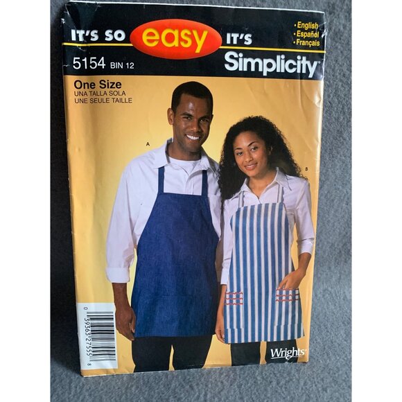Simplicity Misses Apron Sewing Pattern 5154 - uncut - Picture 7 of 11
